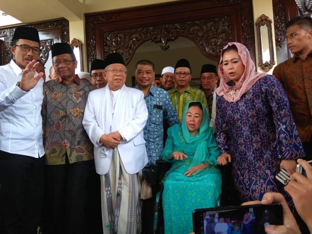 Cawapres Ma'ruf Amin Sambut Gembira Dukungan Yenny Wahid