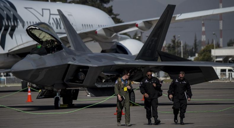 Badai Michael Rusak Beberapa Jet Tempur F-22 Seharga Rp2,3 T per Unit