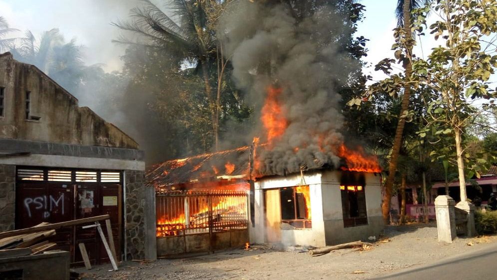 Rumah Warga Terbakar di Kulonprogo, Keris Pusaka Ikut Hangus