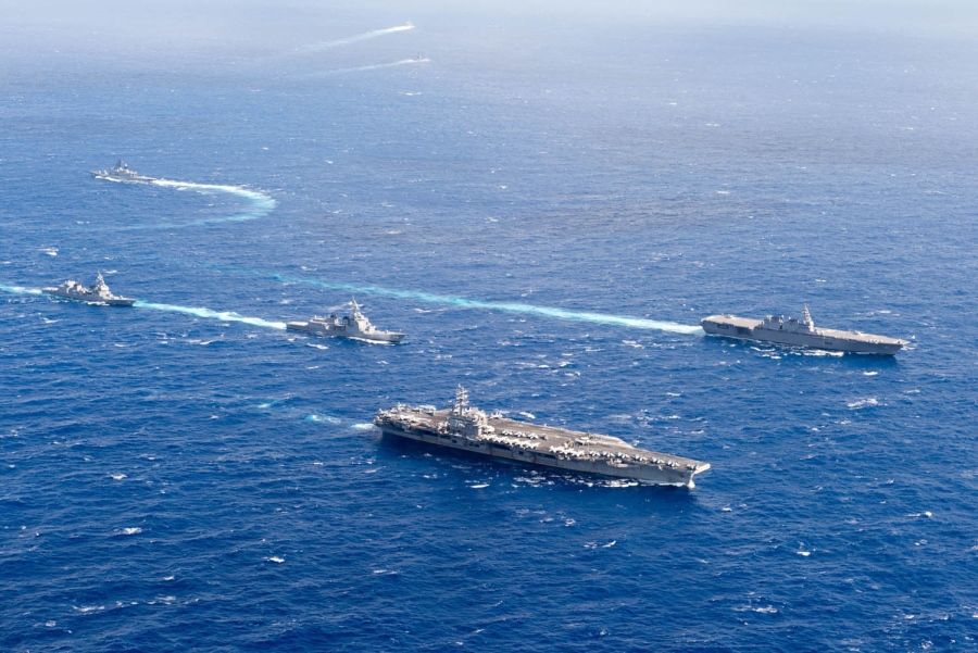 Kapal Induk Nuklir AS Pimpin Latihan Perang Terbesar di Jepang