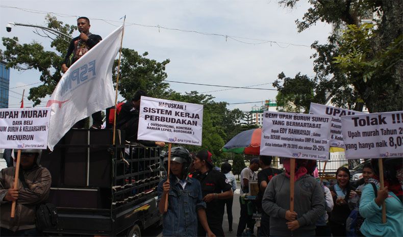 Merasa Dikhianati, Buruh Sampaikan Mosi Tak Percaya ke Gubernur Sumut