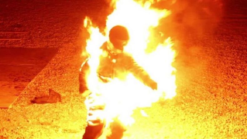 Bertengkar Masalah Anak, Istri Bakar Suami di Serdangbedagai