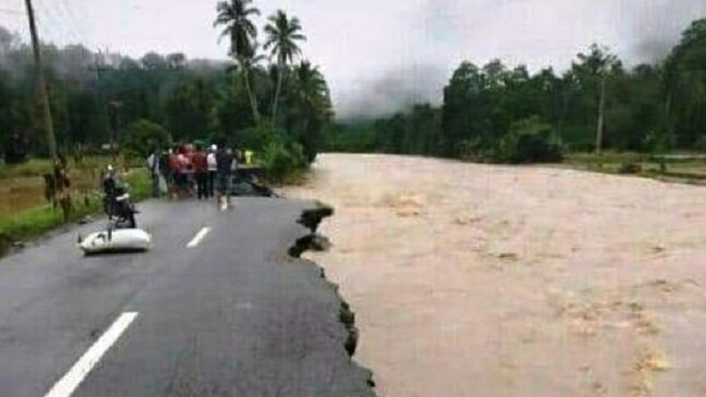 Pascabanjir, Jalan Nasional di Madina Sudah Bisa Kembali Dilintasi