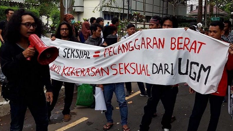 Demo Mahasiswa di UGM, Tuntut Pelaku Kejahatan Seksual Dikeluarkan
