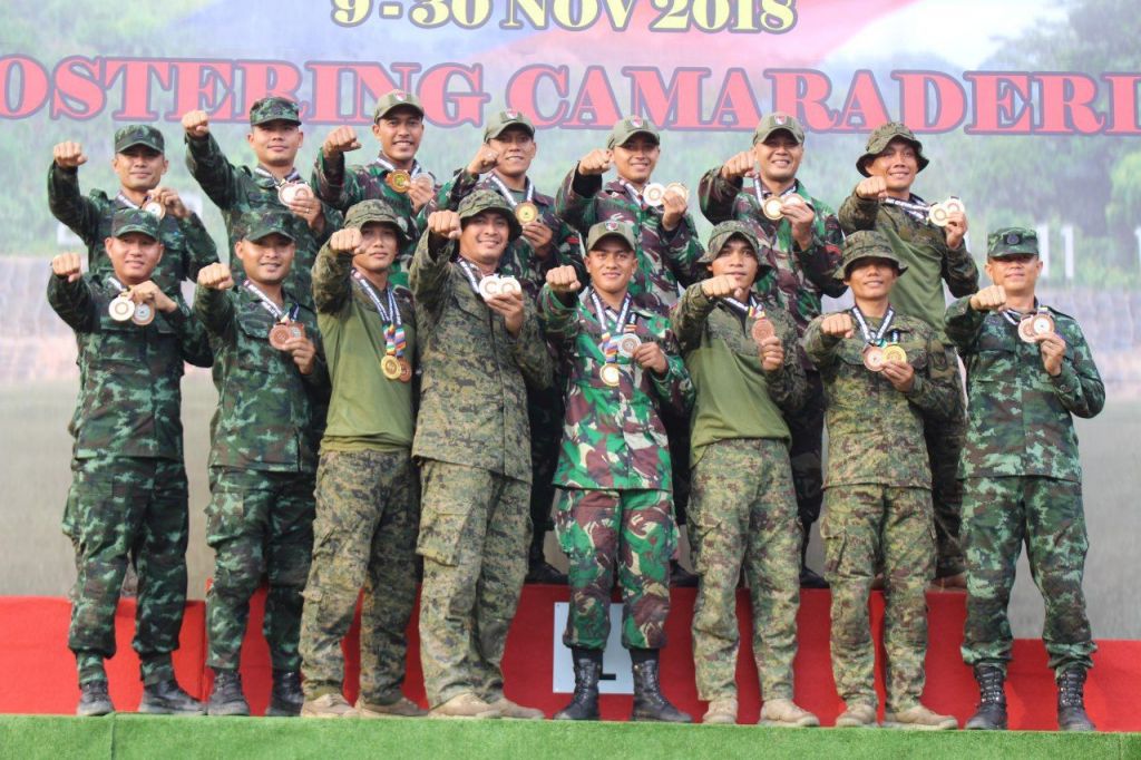 Sapu Bersih, TNI AD Sabet 7 Trofi dan 28 Emas AARM 2018