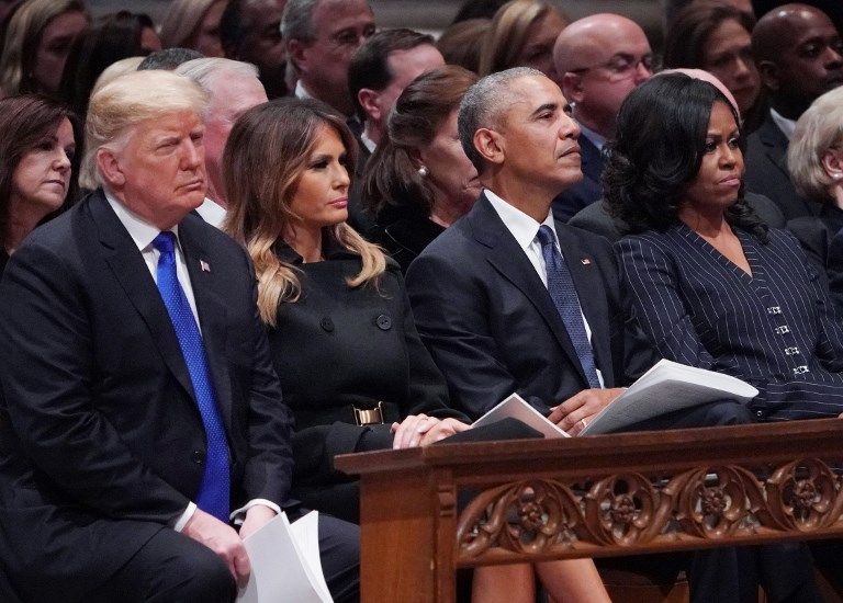 5 Generasi Presiden AS dan Tokoh Dunia Hadiri Pemakaman George HW Bush