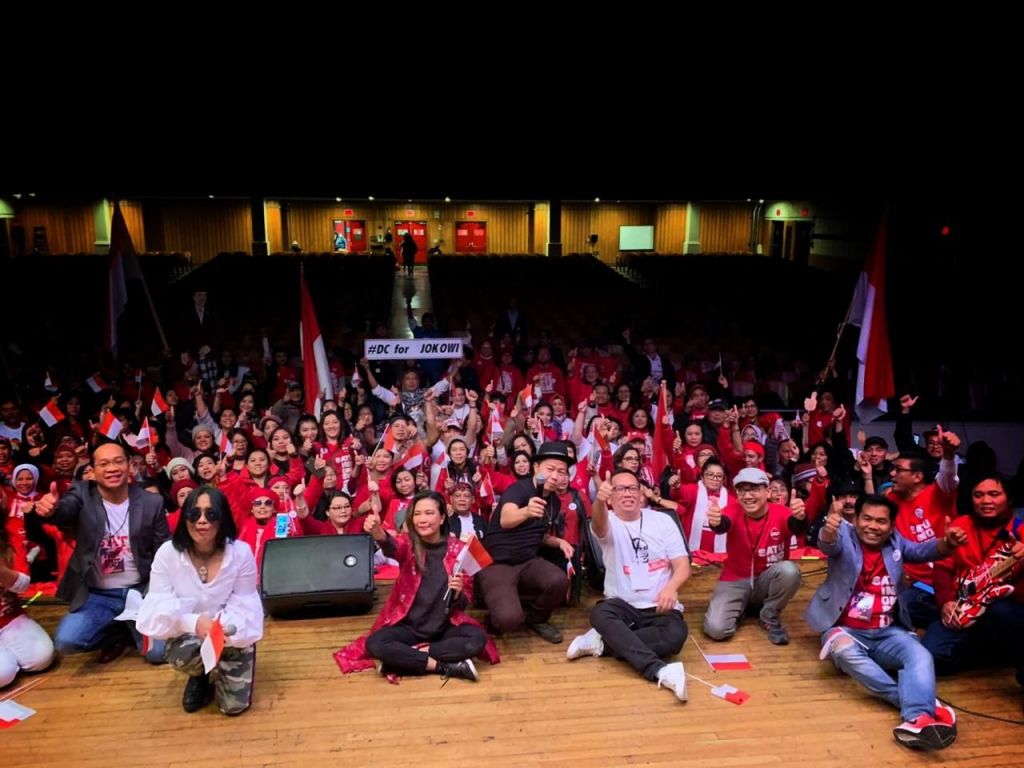 Masyarakat Indonesia di Pantai Timur AS Deklarasi Dukung Jokowi