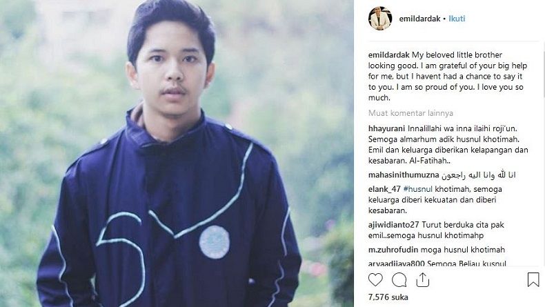 Adiknya Eril Meninggal, Ini Curahan Hati Emil Dardak