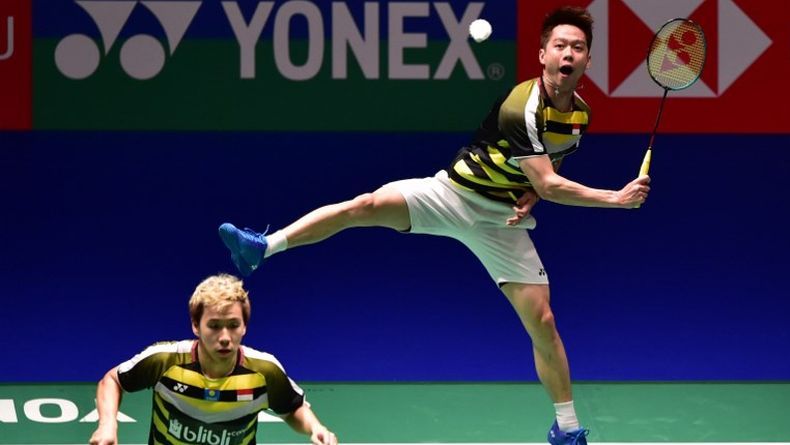 Kevin/Marcus Dikalahkan Wakil Tuan Rumah di Pertandingan Kedua