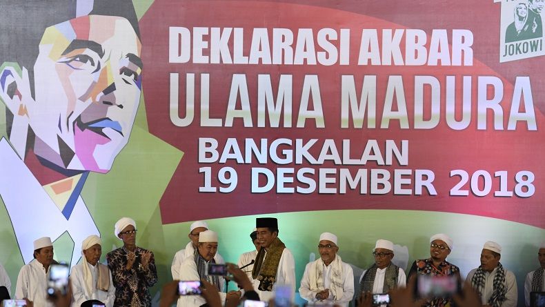 Ulama Madura Bangkalan Deklarasi Dukung Jokowi-Ma'ruf di Pilpres 2019