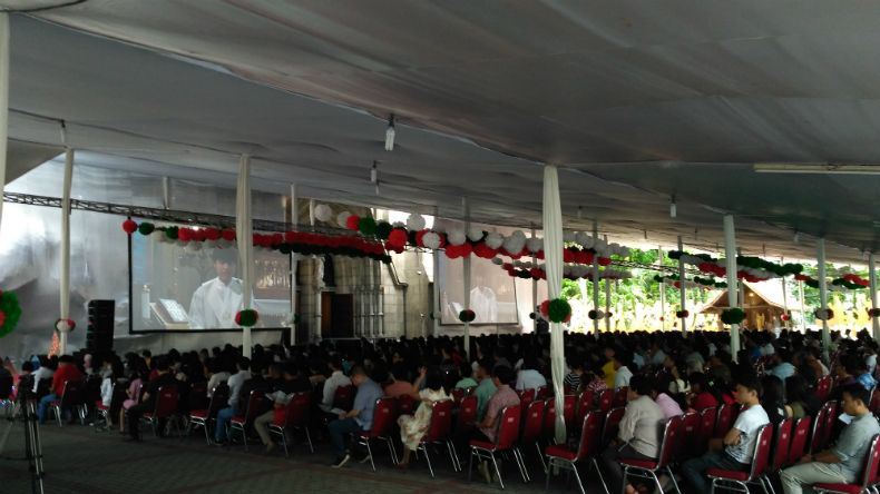 Misa Natal Katedral, Jemaat Katolik Doakan Korban Tsunami Selat Sunda