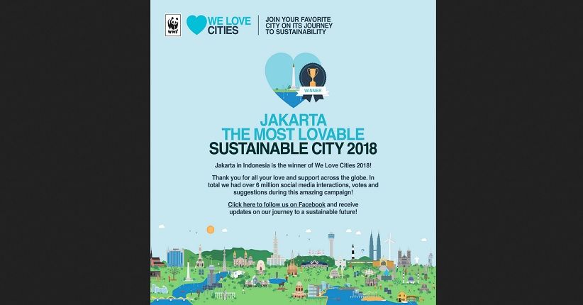 Jakarta, Kota Paling Dicintai di Dunia 2018