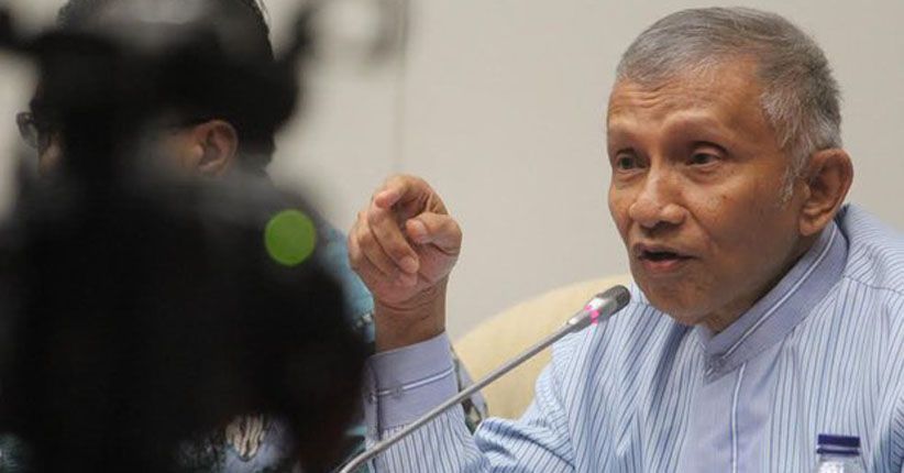 Ditanya Kasus Dana Kemah Pemuda, Amien Rais: Itu Urusan Polisi
