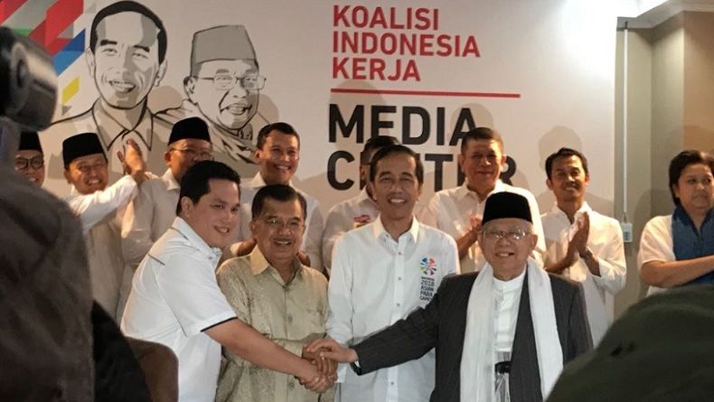 Kehadiran Erick Thohir Bikin Koalisi Jokowi-Ma'ruf seperti Pelangi