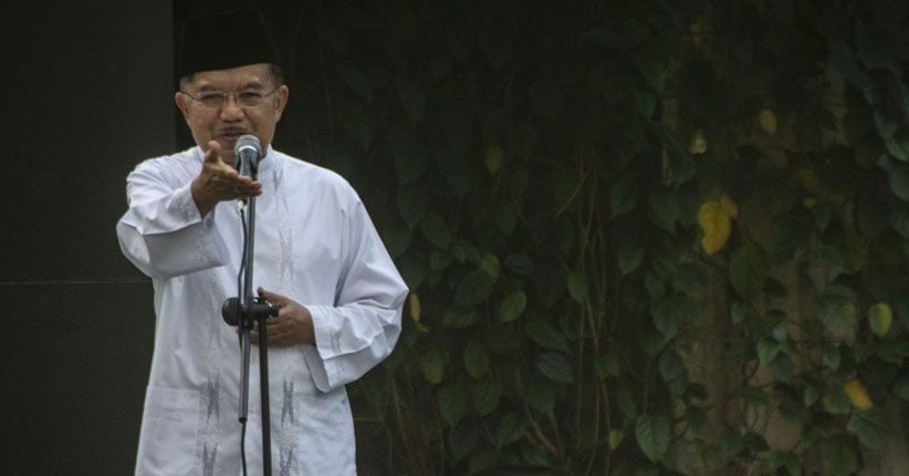 Buka Rakernas DMI, JK Kritik Kemenag Kurang Perhatikan Masjid