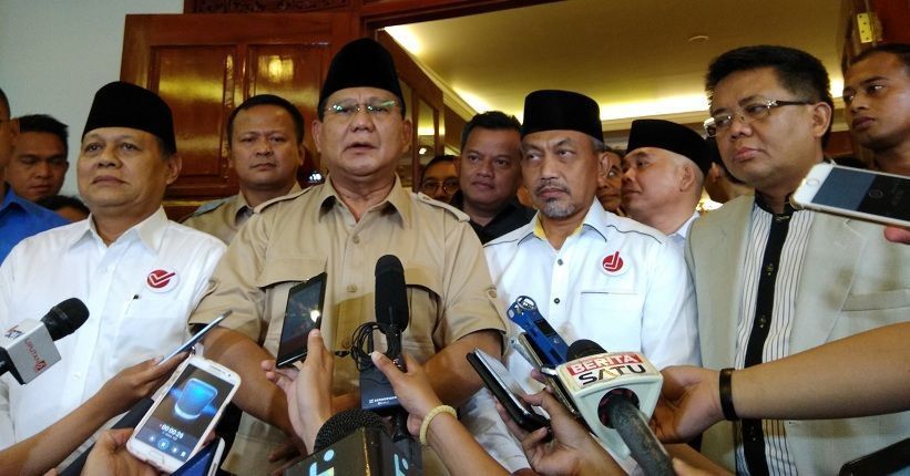 Prabowo Umumkan Sandi Cawapres, Demokrat Tak Hadir