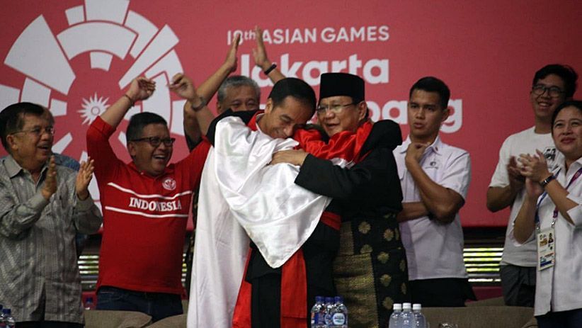 Pesan Positif dari Arena Asian Games kepada Die Hard Jokowi-Prabowo
