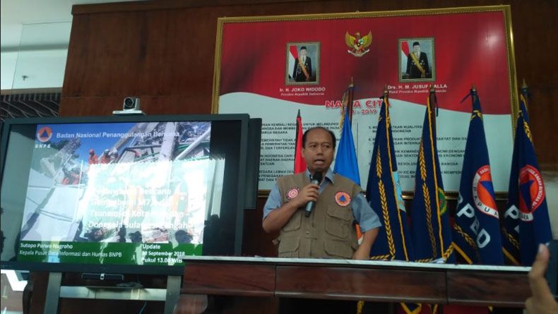 Gempa dan Tsunami Sulteng, Korban Meninggal Sampai Siang Ini 844 Jiwa