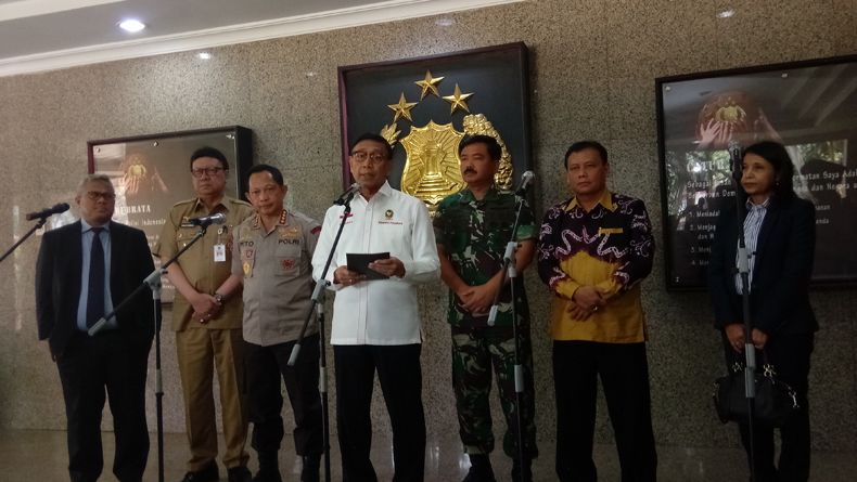 Wiranto Pimpin Rapat Kesiapan Pengamanan Pemilu 17 April 2019