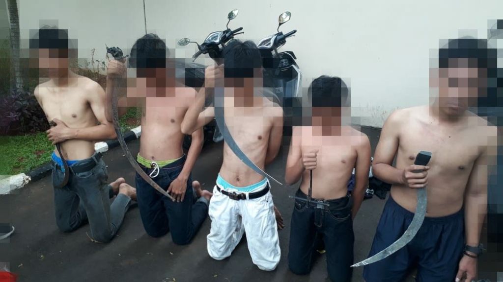 Bawa Senjata Tajam, 4 Pelajar di Sukabumi Diamankan sebelum Tawuran