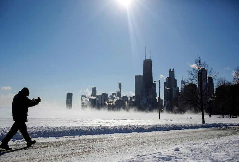 Suhu AS -48 Derajat Celcius, Sekolah Tutup dan Penerbangan Dibatalkan