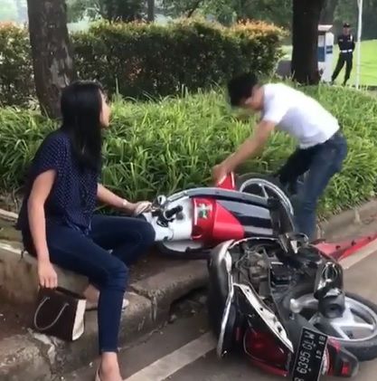 Adi Saputra Sang Perusak Motor Diciduk Polres Tangerang Selatan
