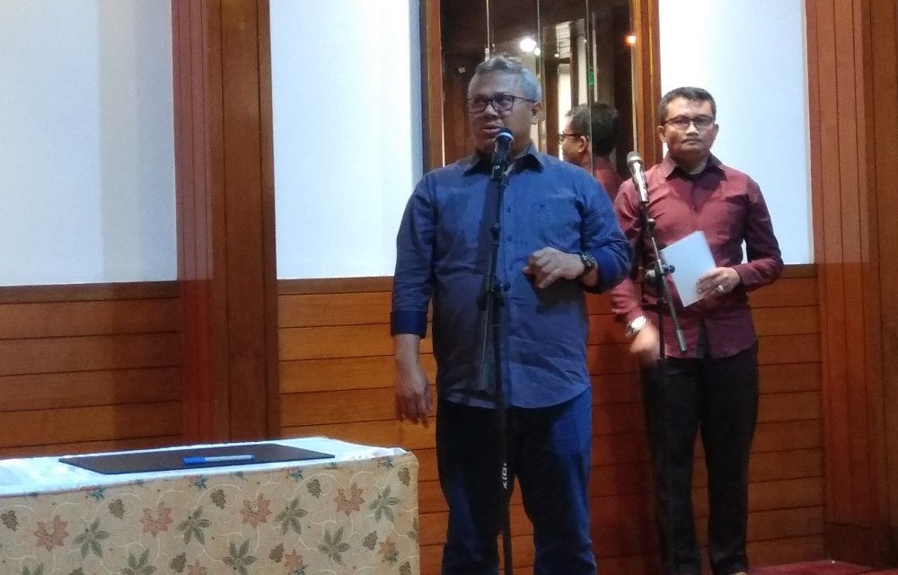 Panelis & Moderator Teken Pakta Integritas Jaga Kerahasiaan soal Debat