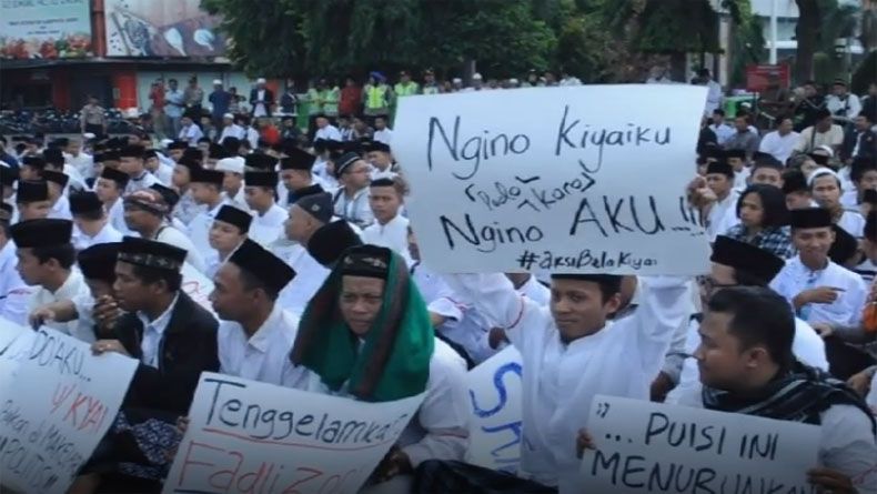 Aliansi Santri di Jember Kecam Puisi Fadli Zon yang Dinilai Hina Kiai