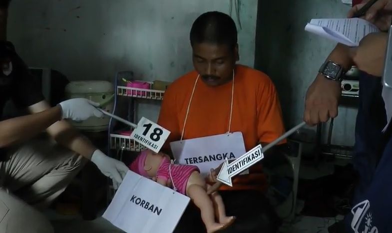 Reka Ulang, Ayah Tiri di Depok Sempat Cabuli Anaknya yang Sudah Tewas