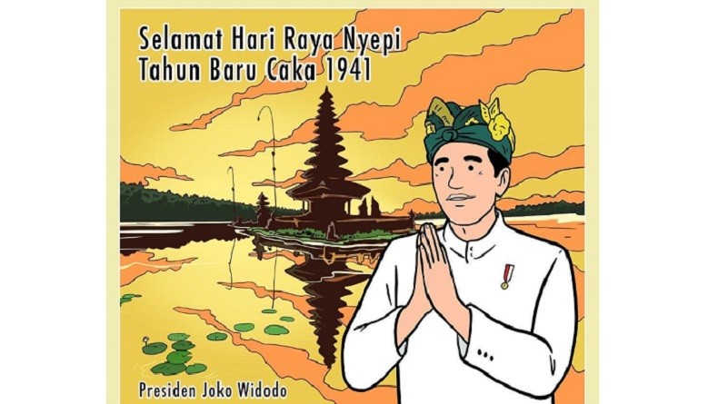 Presiden Jokowi Ucapkan Selamat Hari Raya Nyepi