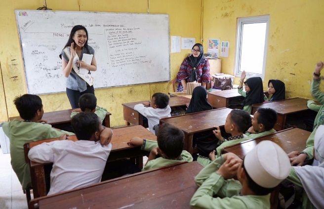 2nd RU Miss Indonesia 2019 Semangati Anak-Anak Mengejar Impian