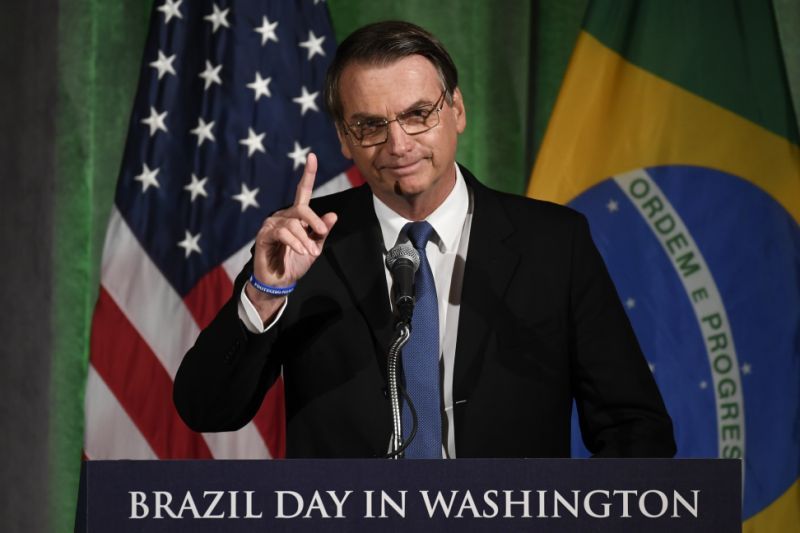 Perdana Melawat ke AS, Presiden Brasil Bolsonaro Kunjungi Kantor CIA