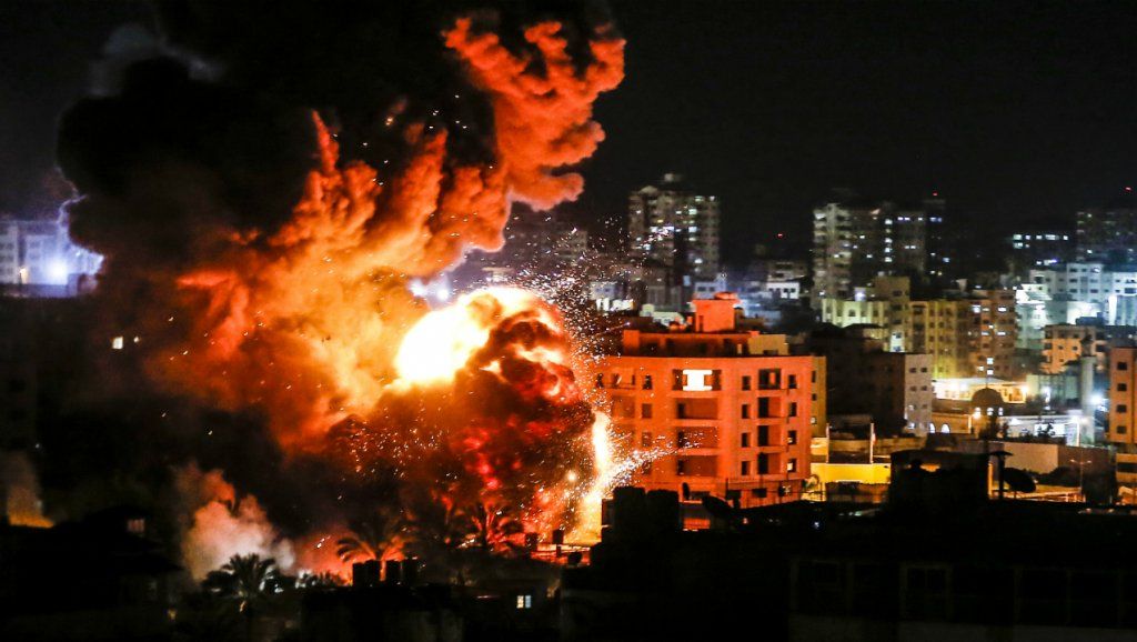 Roket Hancurkan Rumah dan Lukai 7 Warganya, Israel Serang Balik Gaza