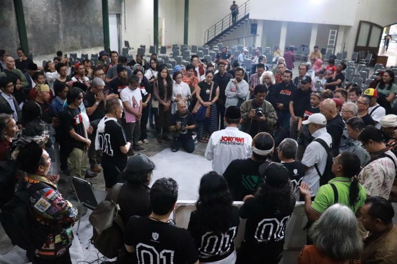 Seniman se-Jabar Dukung Jokowi-Ma'ruf, TKN: Visi Kebudayaan 01 Jelas
