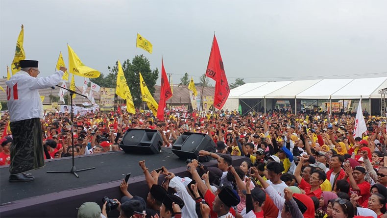 Di Bogor, Ma'ruf Amin Ajak Masyarakat Optimistis Menatap Indonesia