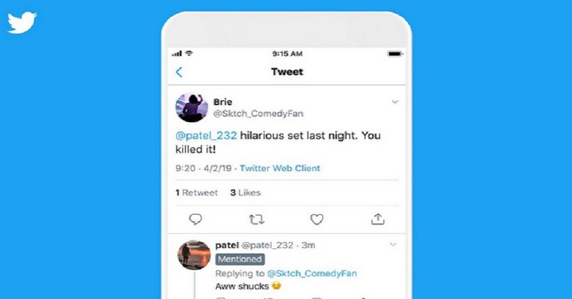 Twitter Uji Label Baru untuk Conversation Threads