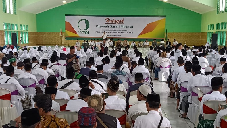 Santri Milenial Luncurkan Gerakan Ngaji dan Nyoblos Jokowi-Kiai Ma'ruf