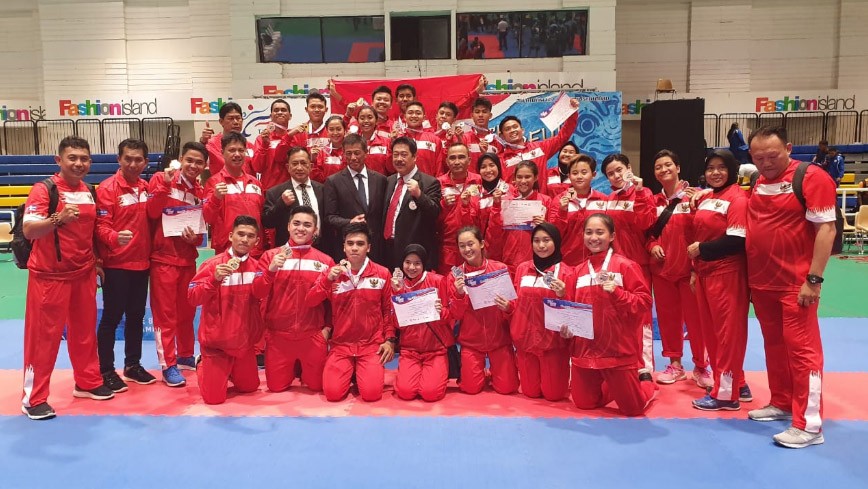 Timnas Karate Raih 8 Emas pada Kejuaraan Asia Tenggara di Bangkok