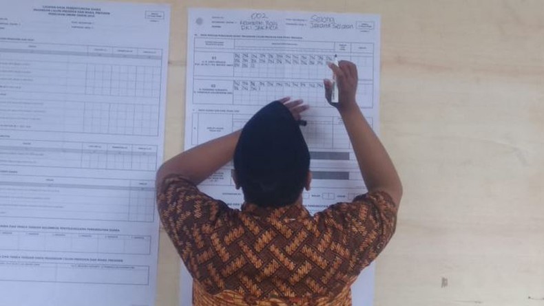 Jokowi-Ma'ruf Amin Menang Telak di TPS Sandiaga Uno