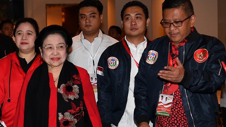 Dapat Nomor Urut 1, Megawati Soekarnoputri Nyoblos di TPS Kebagusan