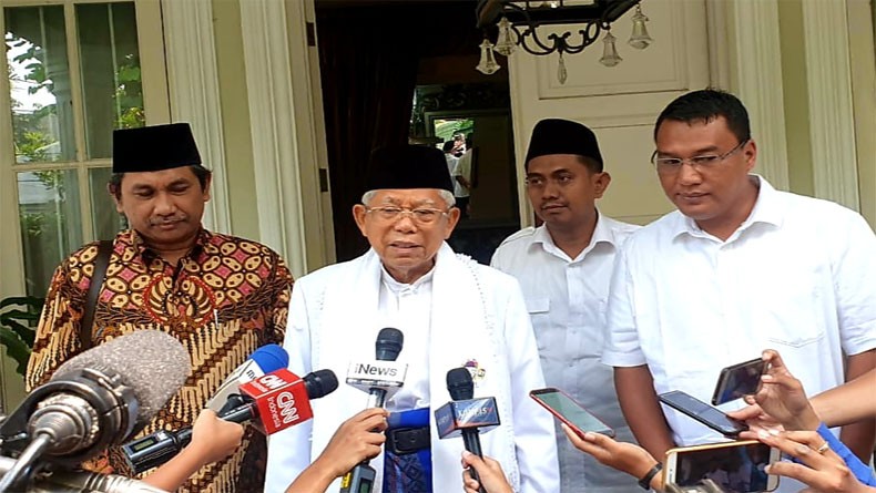 Sebelum Dilantik sebagai Wapres, Ma'ruf Amin Akan Bertemu JK