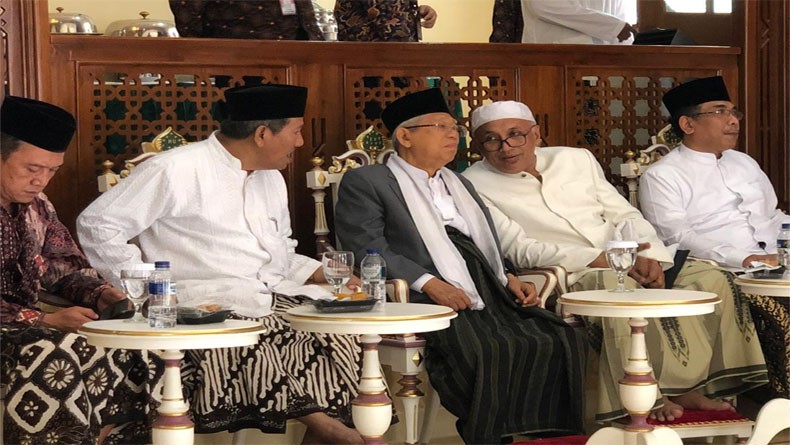 Hadiri Syukuran di Yogya, Kiai Ma'ruf Amin: Terima Kasih Warga NU