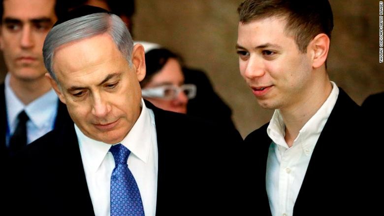 Sebut Palestina Tak Pernah Ada, Akun Twitter Putra Netanyahu Diserang