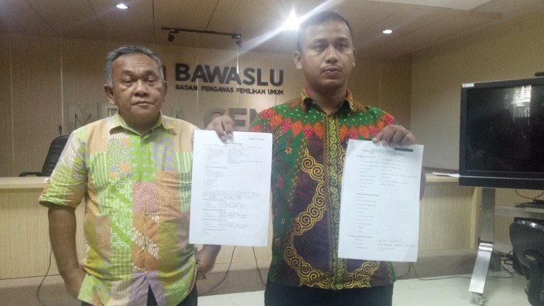 Gabungan Lintas Partai Laporkan Ketua Bawaslu Tapanuli Tengah ke DKPP