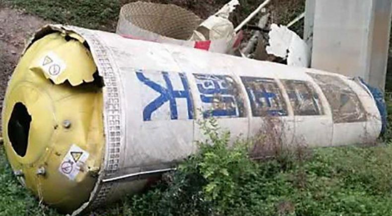 Heboh, Roket Jatuh di Jalanan China Usai Kirim Satelit ke Luar Angkasa
