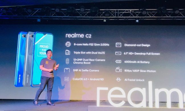 Diluncurkan Bersama Realme 3 Pro, Realme Hadirkan Realme C2 