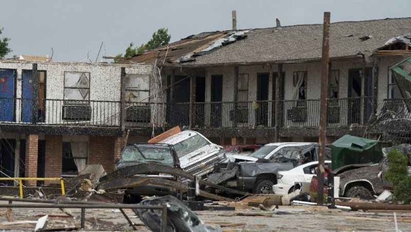 Tornado Kuat Luluhlantakkan Oklahoma AS, 2 Orang Tewas