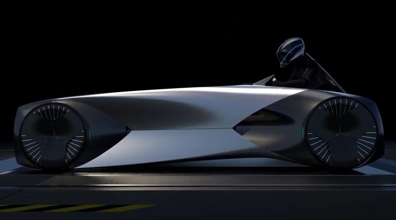 Yi Dong Ciptakan Kendaraan Konsep Futuristik Sepada Motor Beroda 4