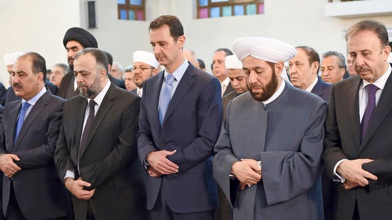 Presiden Suriah Assad Ikuti Salat Id di Damaskus