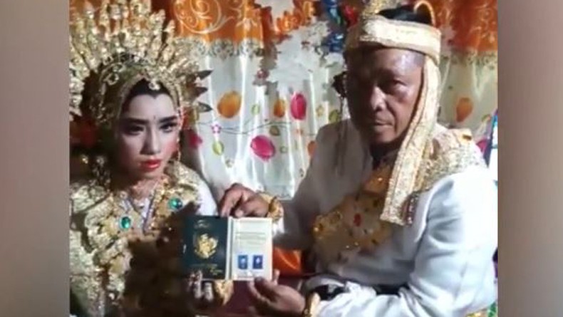 Cinta Bersemi di Medsos, Pria 41 Tahun Nikahi Gadis 13 Tahun di Sidrap Sulsel